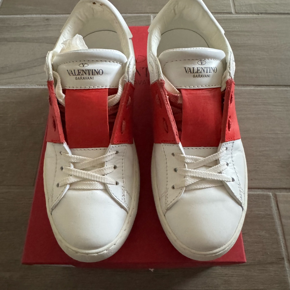 Valentino calfskin open sneaker women’s size 37